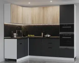 арт. 1 Графит шагрень Дуб сонома - 1600х2600